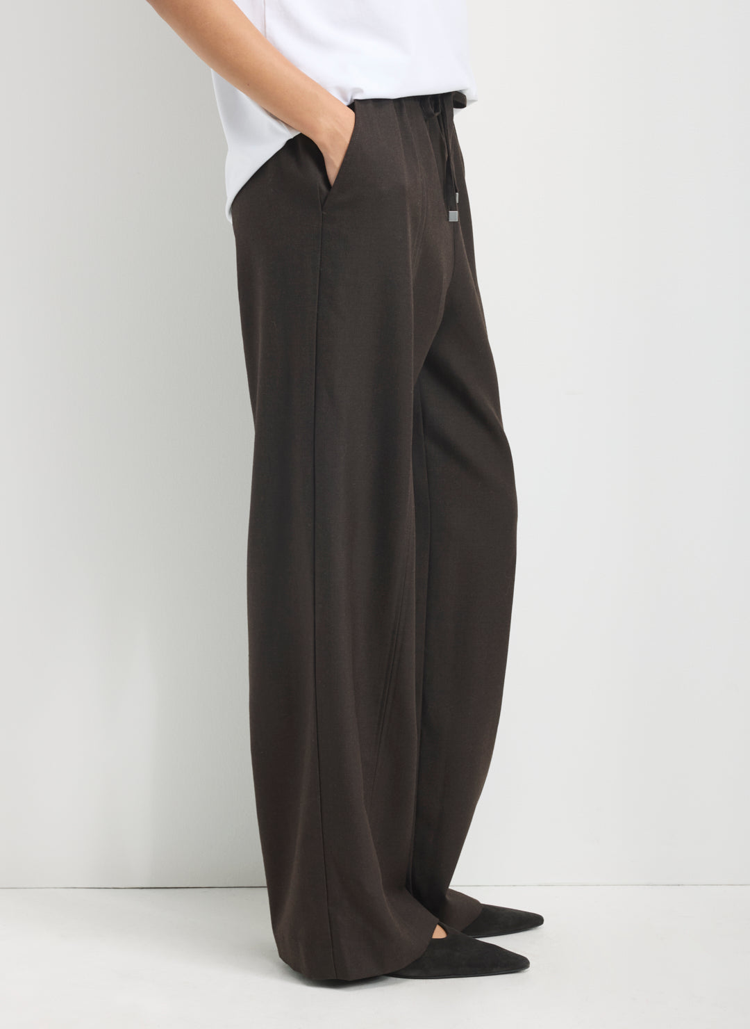 Studio Wool Pull On Trouser