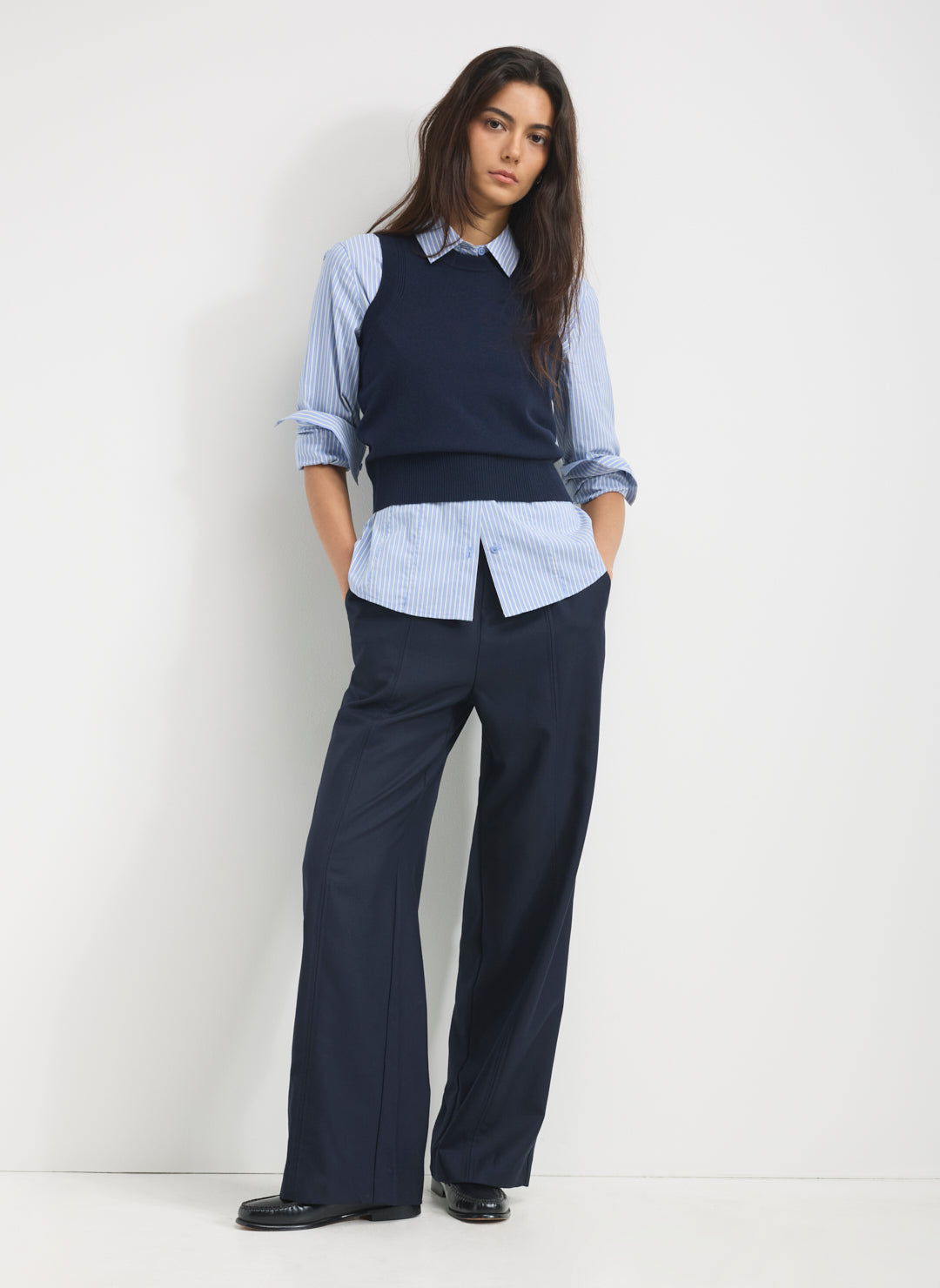 Studio Wool Pull On Trouser