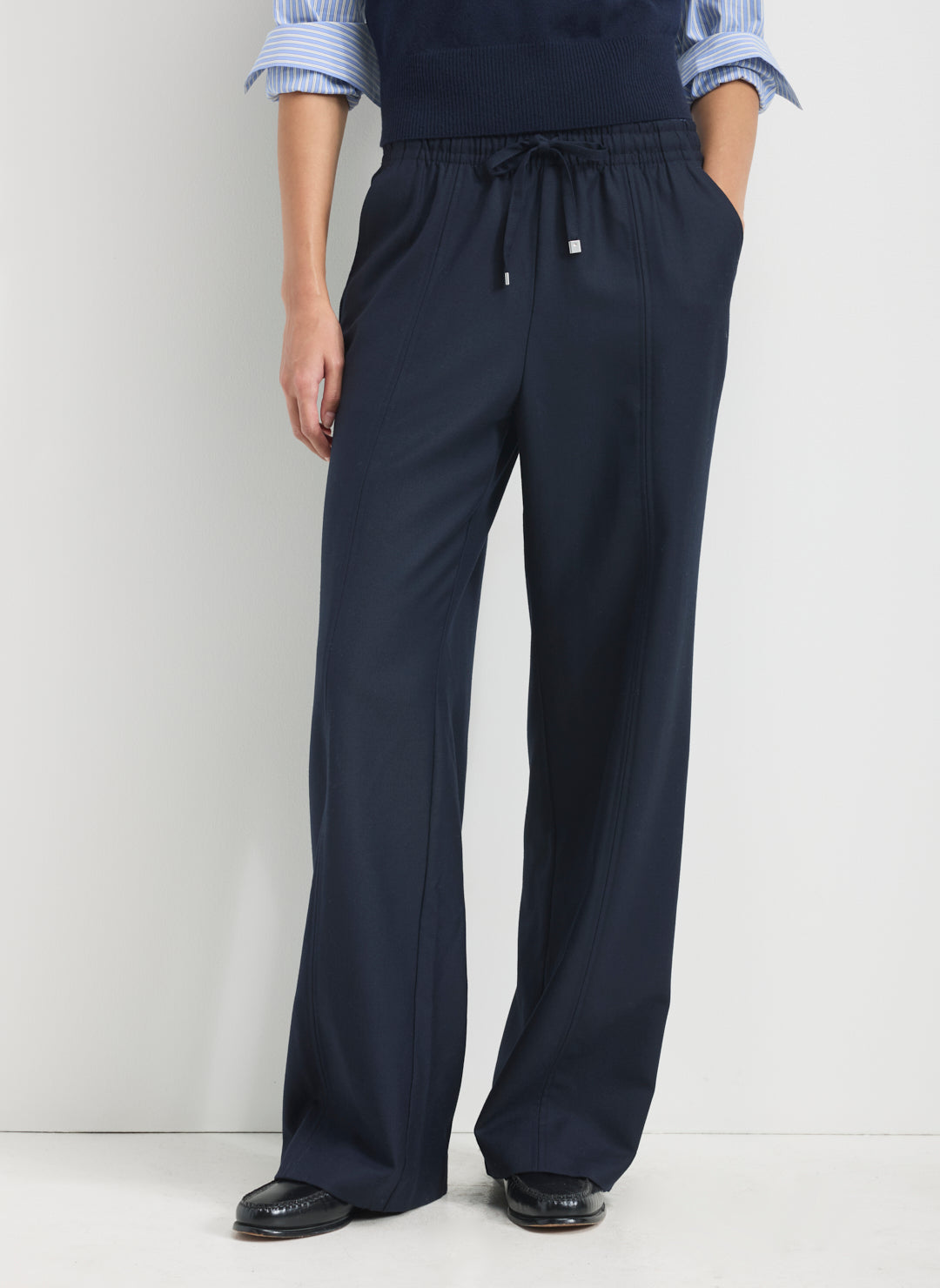 Studio Wool Pull On Trouser