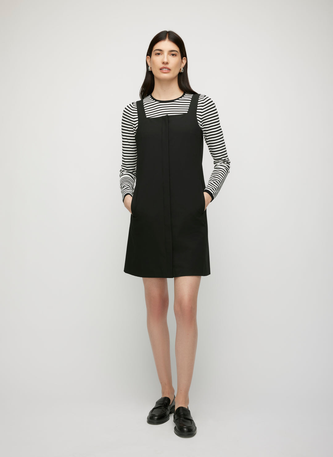 kit and ace back to front dress black Kit and Ace | Dresses | Kit And Ace Sz Xs Back To Front Oversized V And Crew Neck Side Pockets Dress