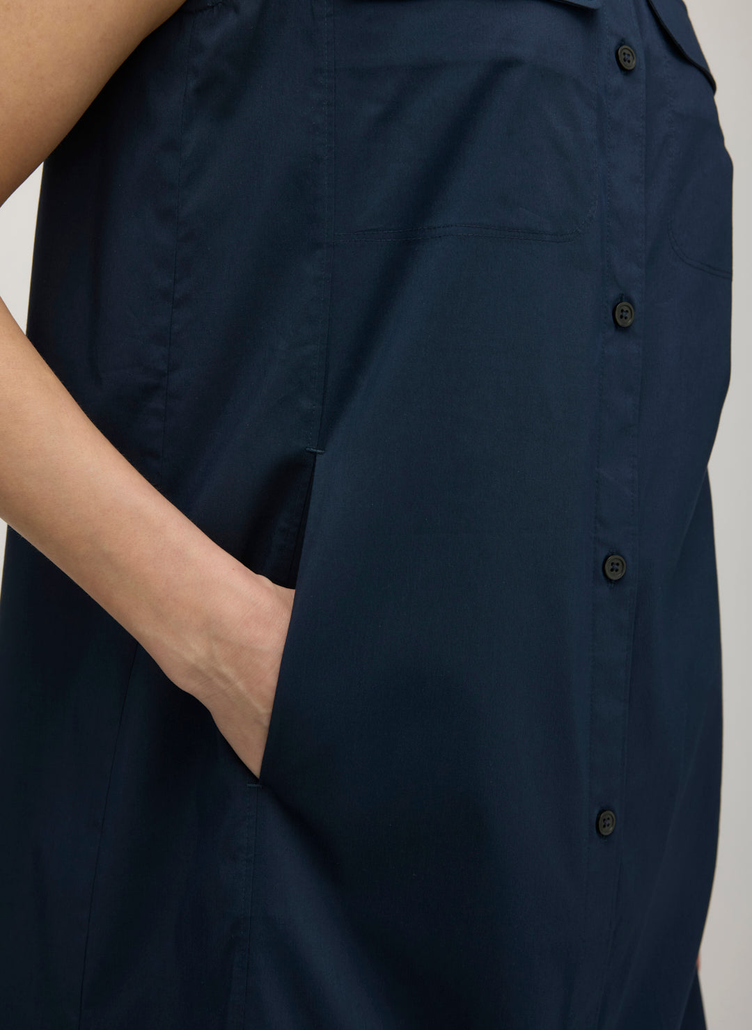 Marseille Sleeveless Shirt Dress | Women's Dresses – Kit and Ace