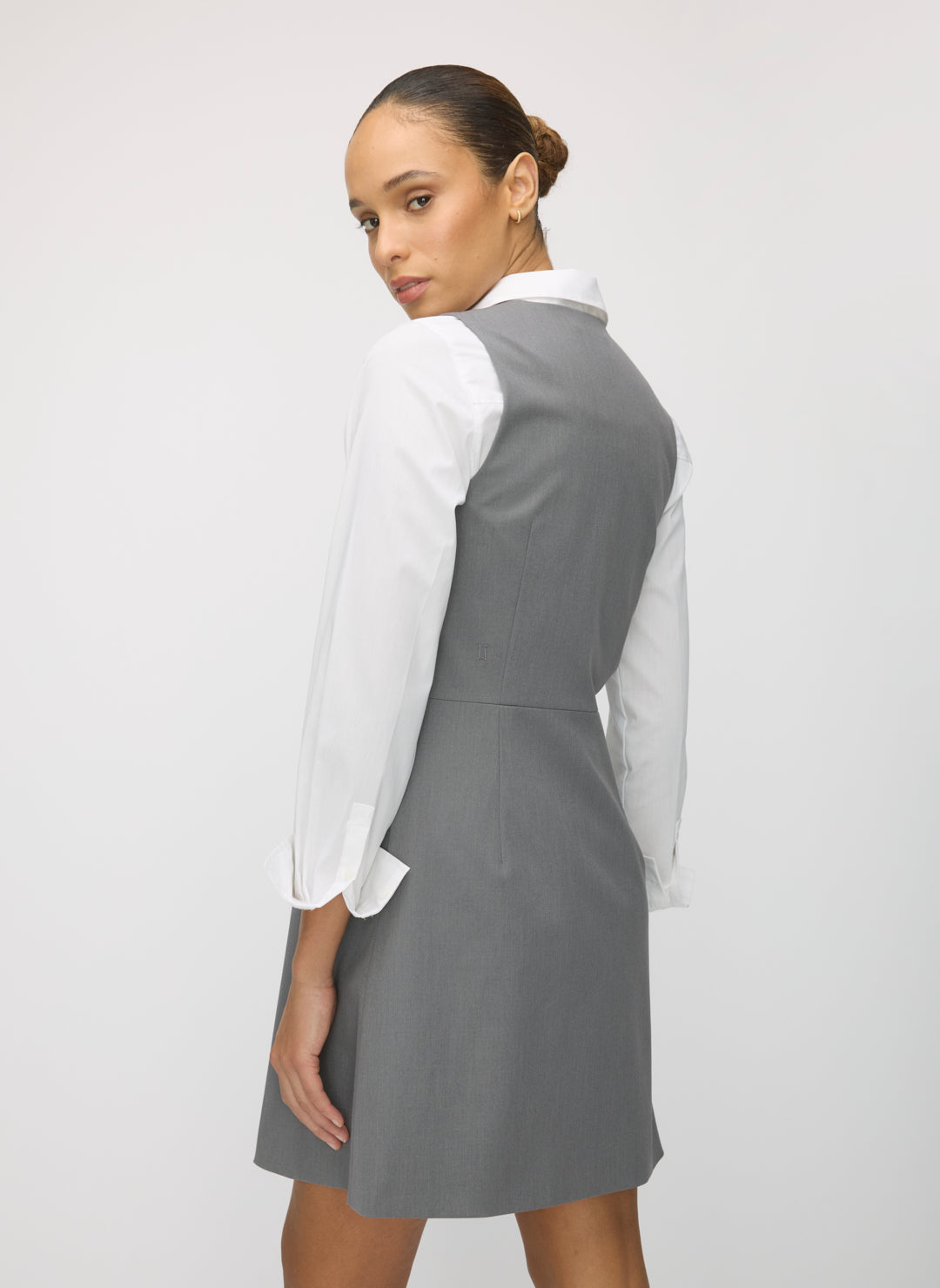 ANDRÉSD tulle vest all in one dress 『S』 Indyeva Down Vest Dress: Fortuitous | Title Nine