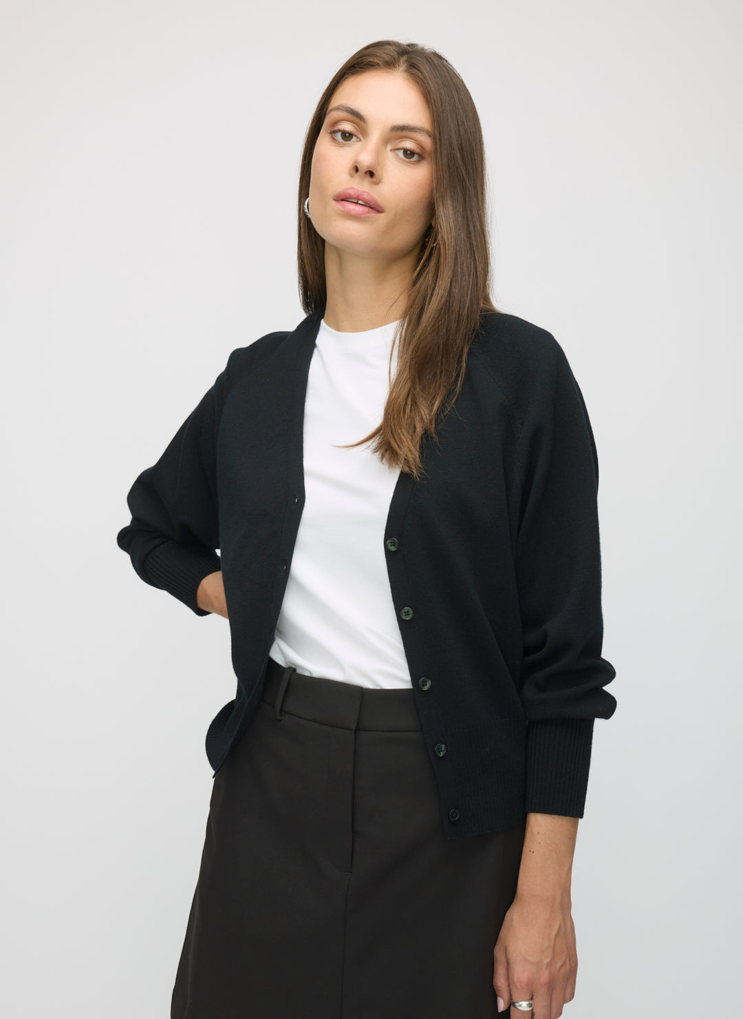 Transition Merino V Neck Cardigan