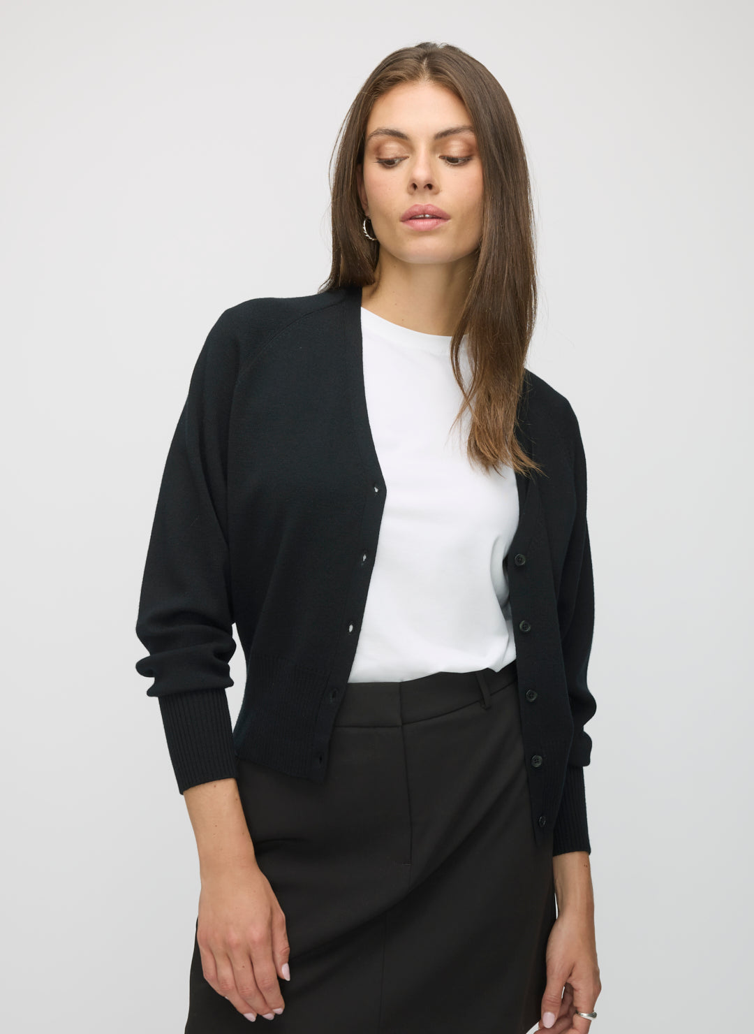 Transition Merino V Neck Cardigan