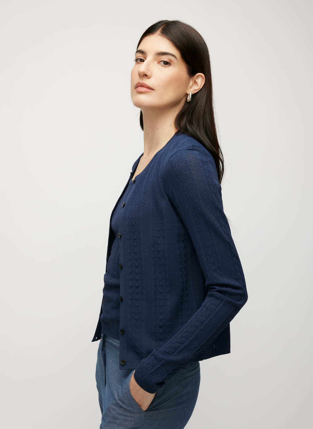 Farrah Fitted Sweater Cardigan | Kit and Ace