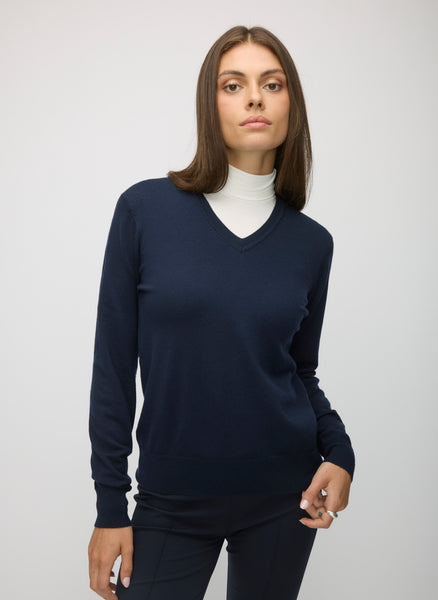 Pull Col V Band Of Outsiders Bleu Marine Taille S/M - Neuf Sans étiquettes (NWOT), Laine Tricotée