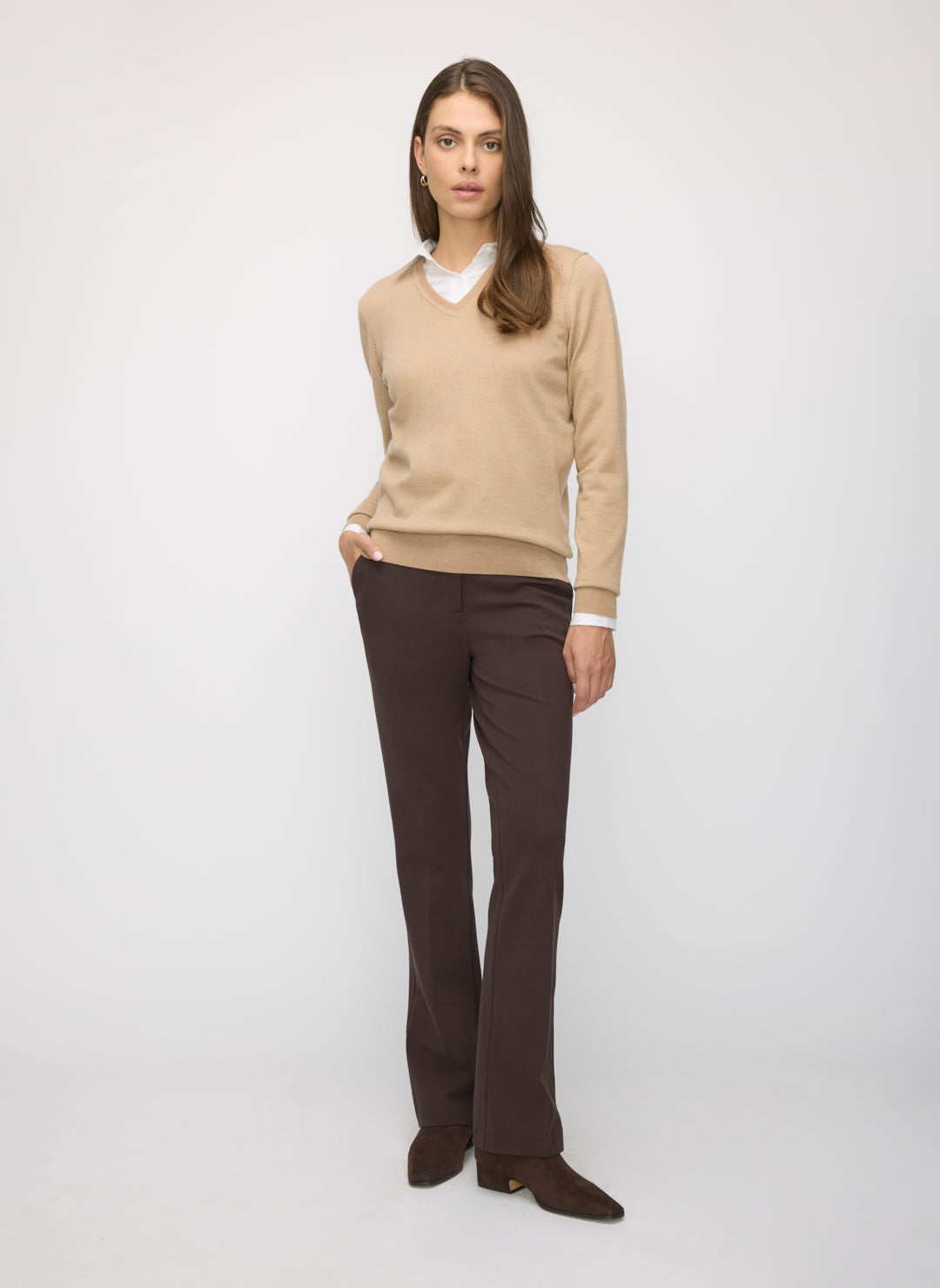Transition Merino V Neck Sweater