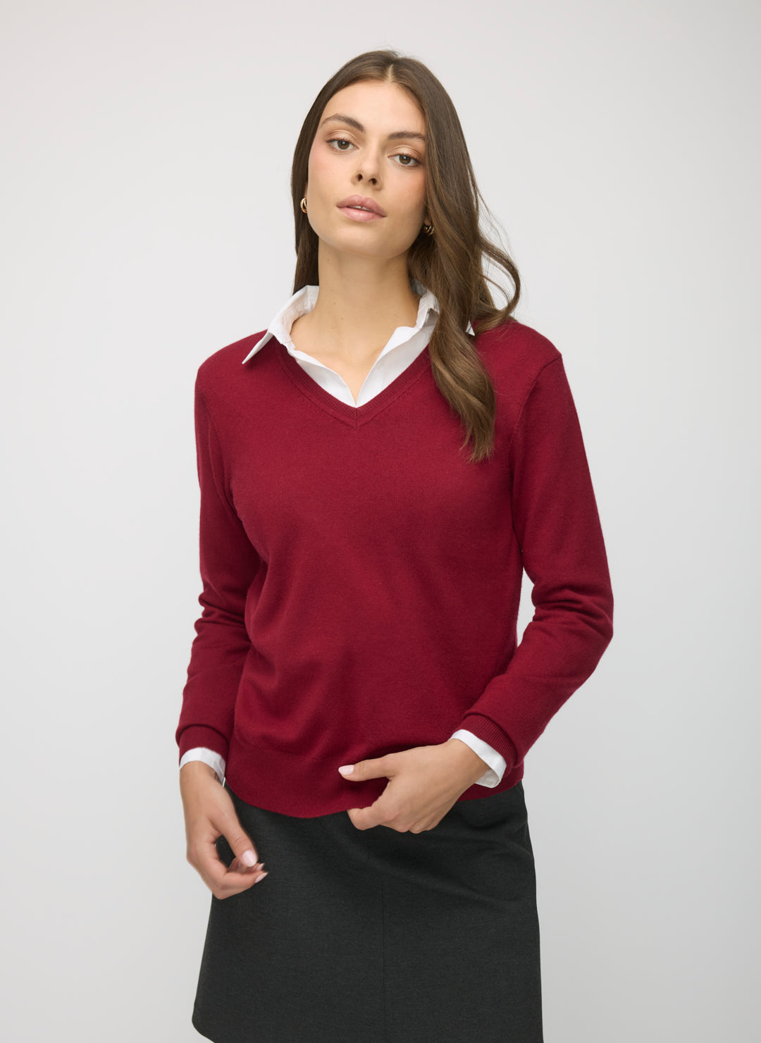 Transition Merino V Neck Sweater