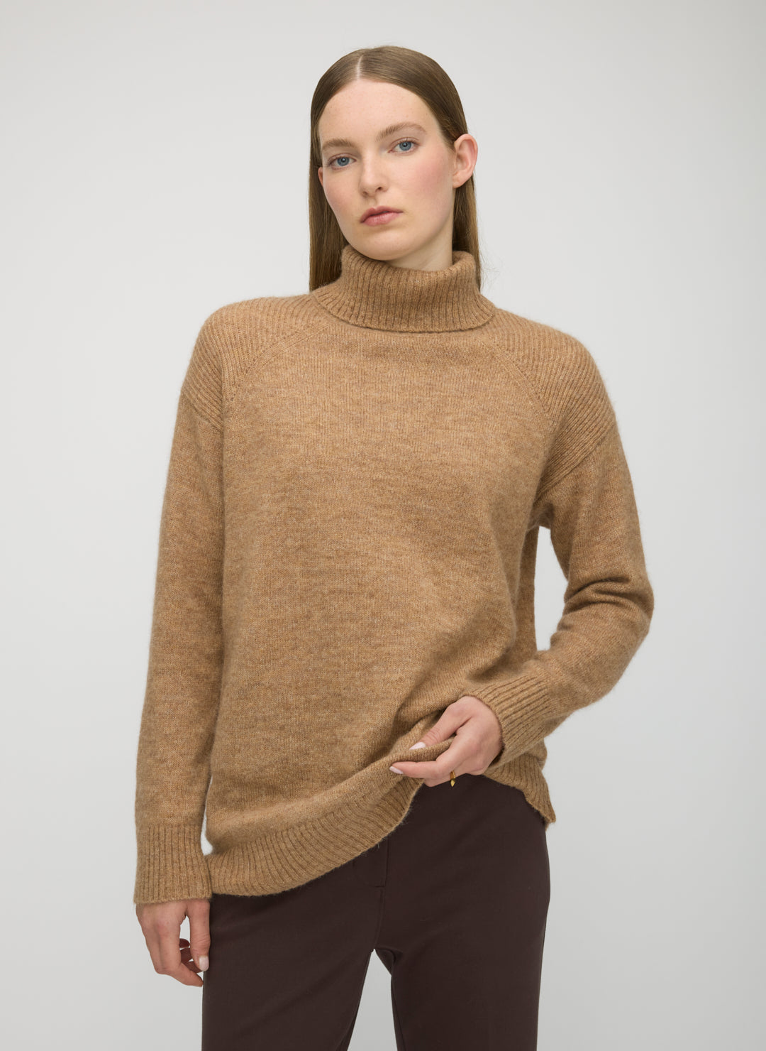 Alpaca Turtleneck Sweater