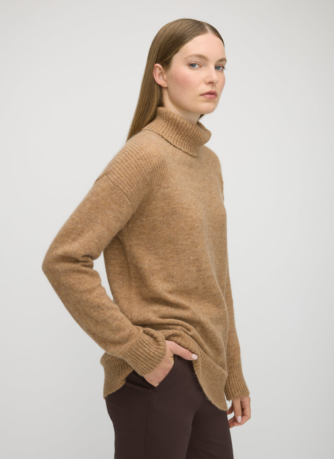 Alpaca Turtleneck Sweater