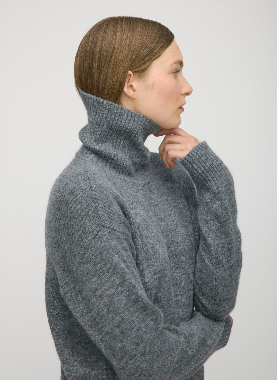 Alpaca Turtleneck Sweater