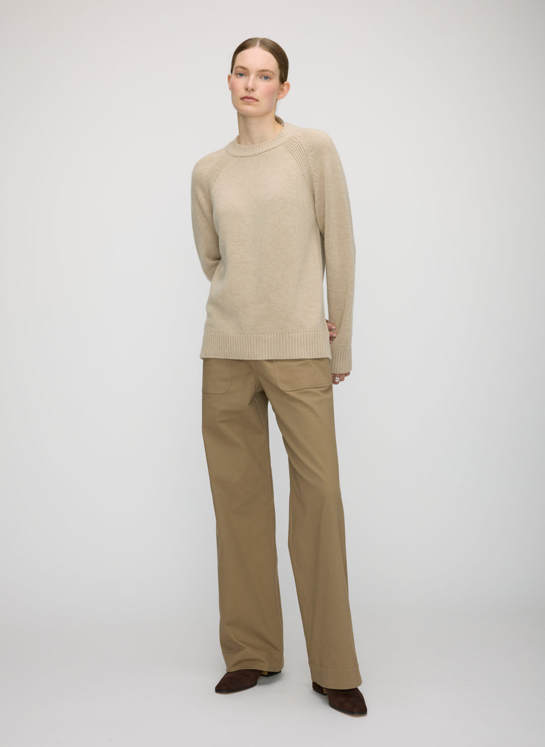 Willa Cashmere Crewneck Sweater