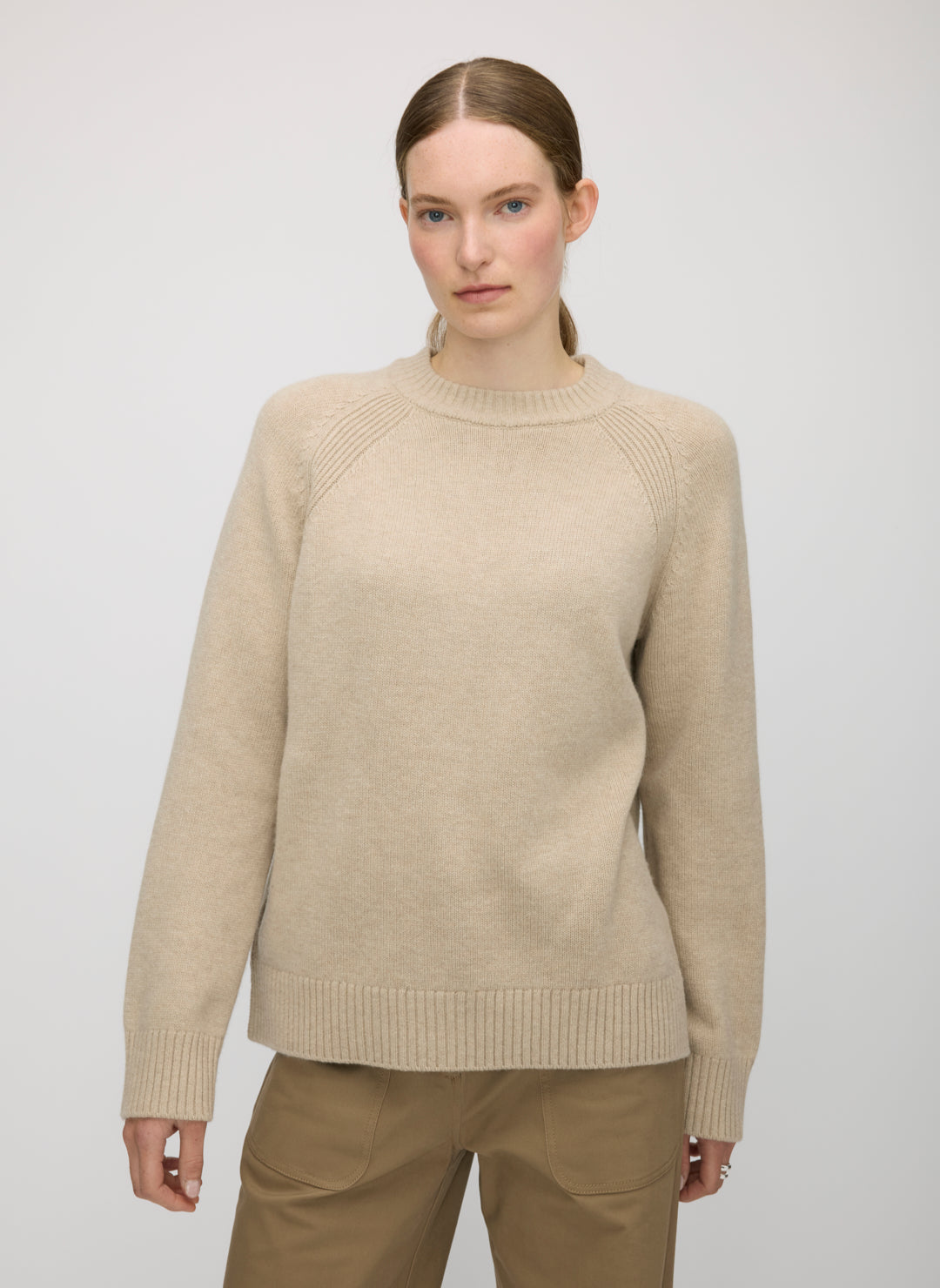 Willa Cashmere Crewneck Sweater