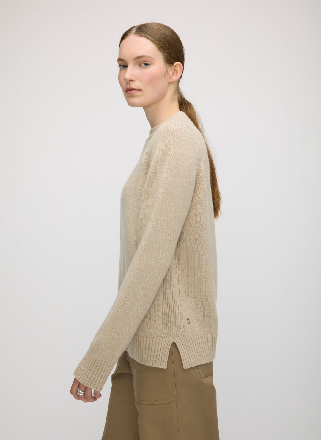 Willa Cashmere Crewneck Sweater