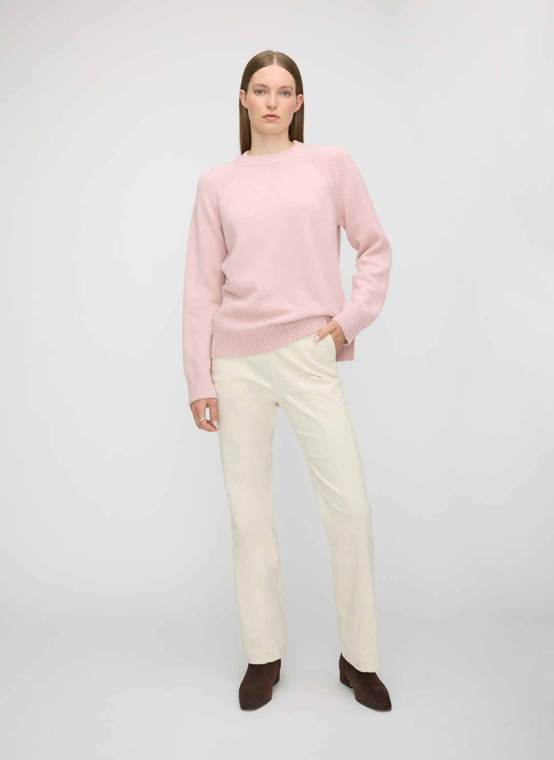 Willa Cashmere Crewneck Sweater