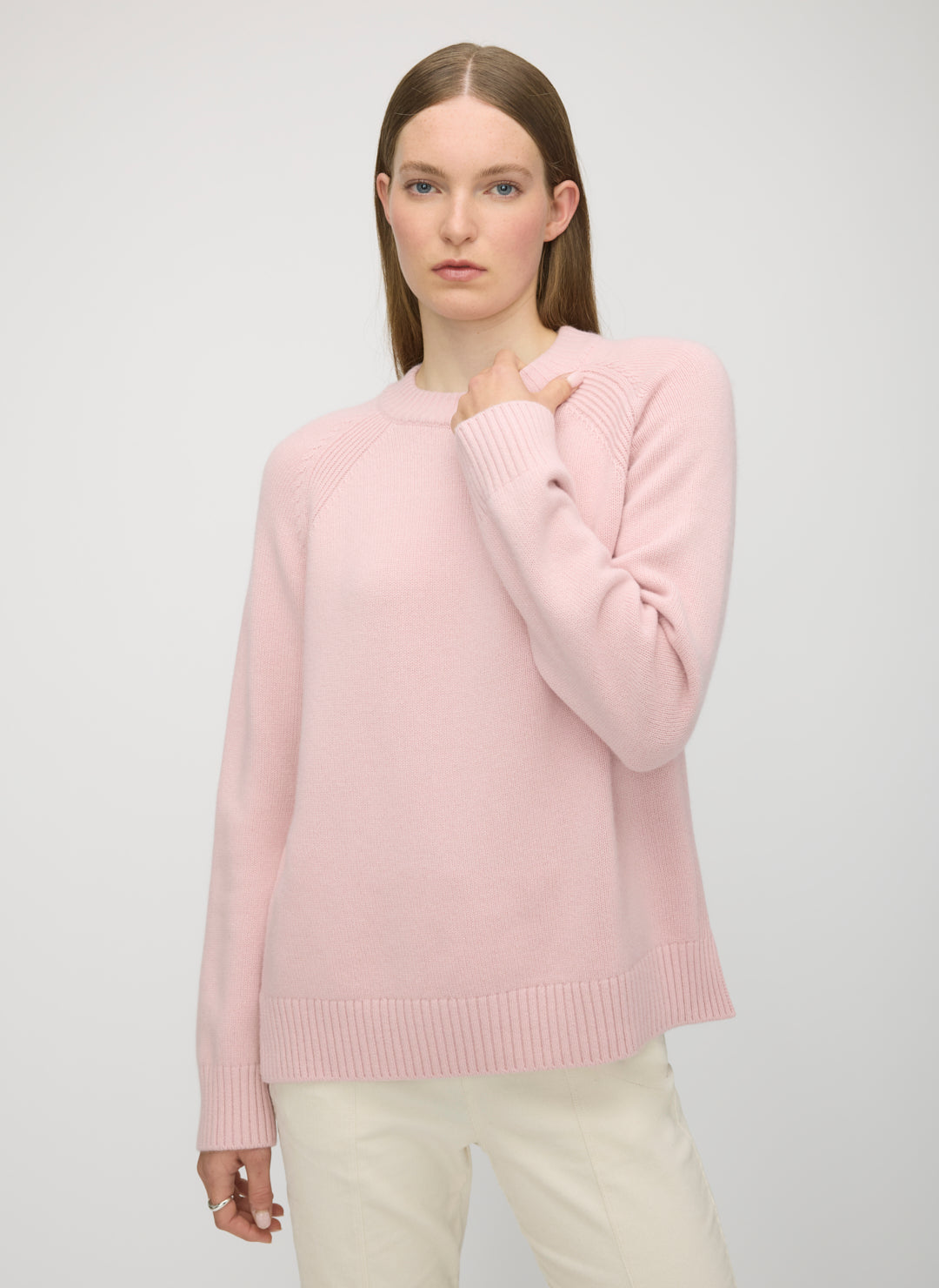 Willa Cashmere Crewneck Sweater