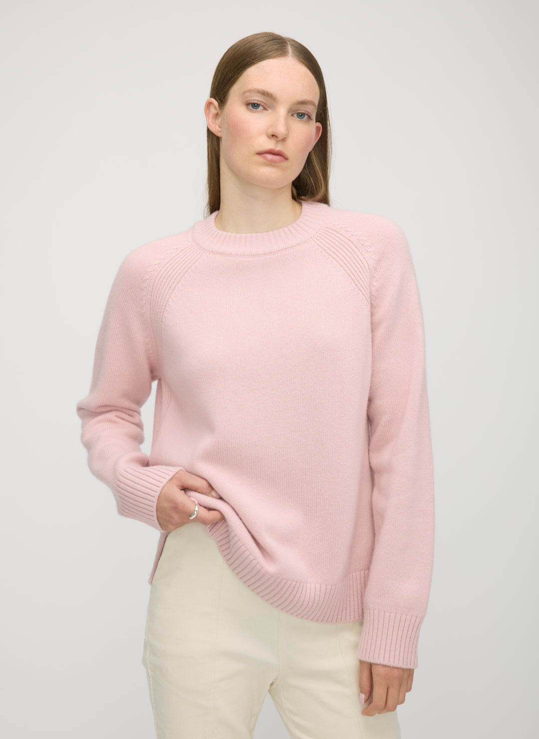 Willa Cashmere Crewneck Sweater