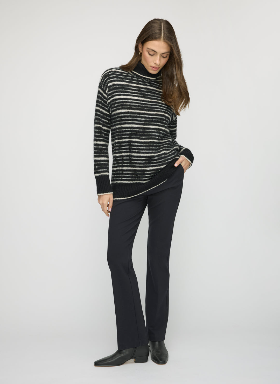 Alpaca Turtleneck Sweater