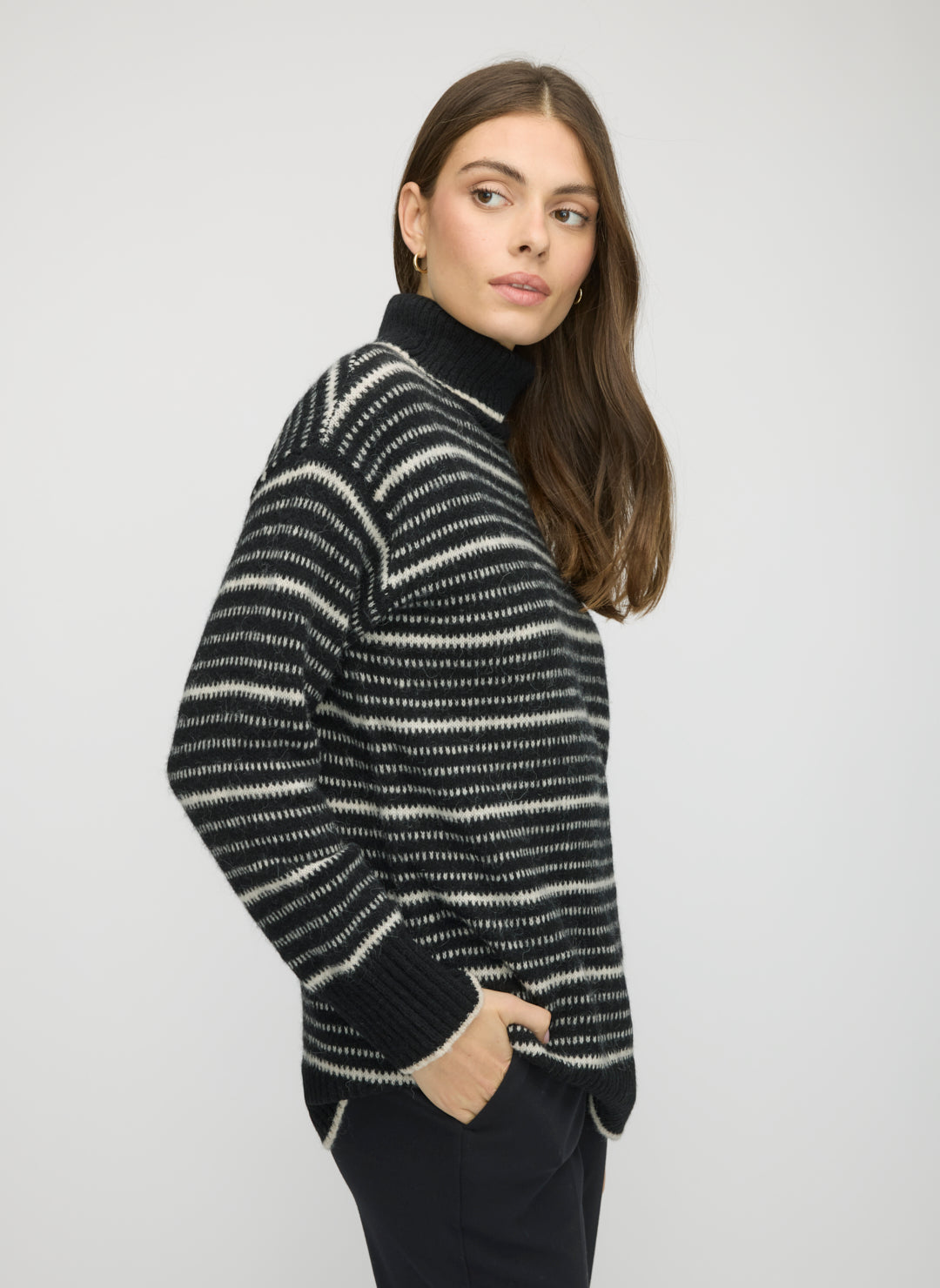 Alpaca Turtleneck Sweater