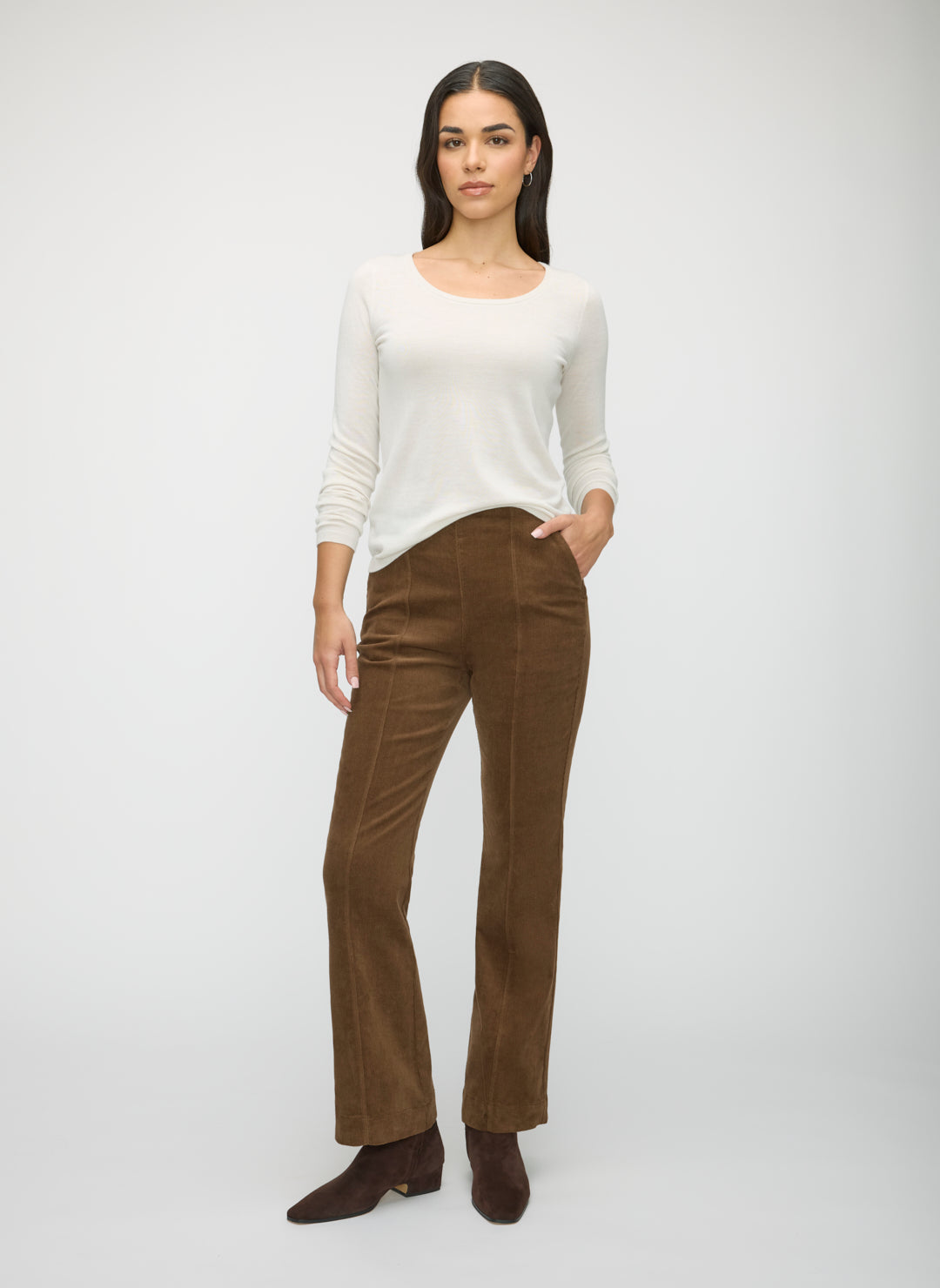 Silk Cashmere Scoopneck Sweater