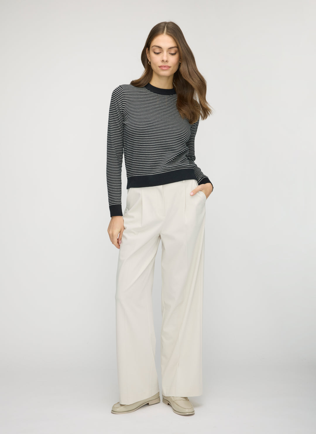 Cotton Cashmere Crewneck