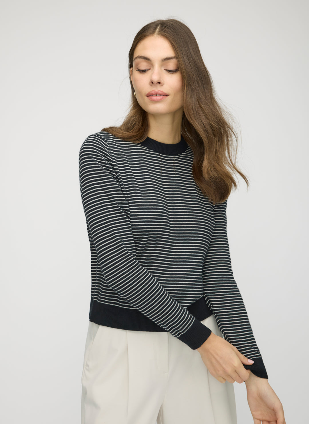 Cotton Cashmere Crewneck