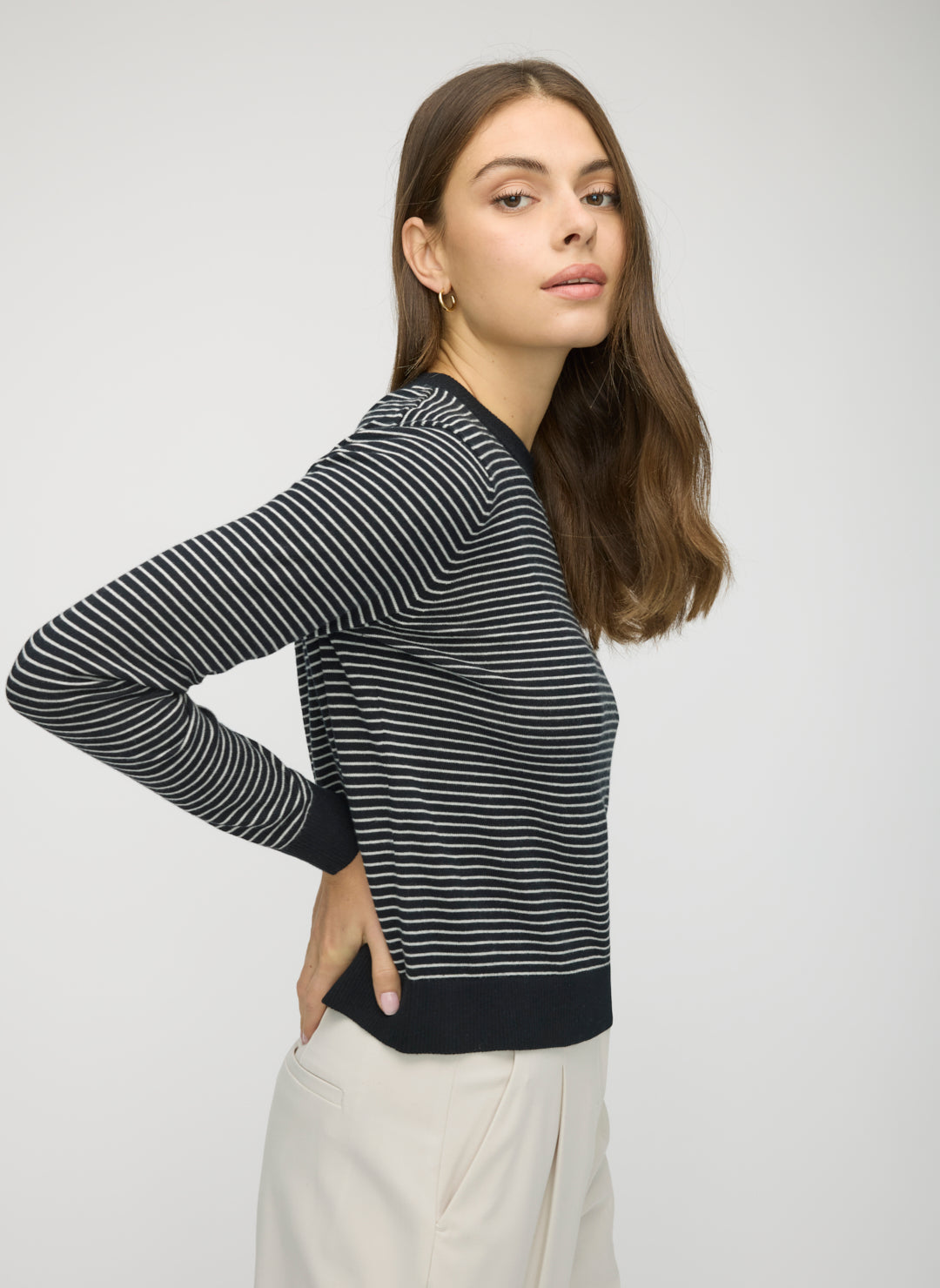 Cotton Cashmere Crewneck