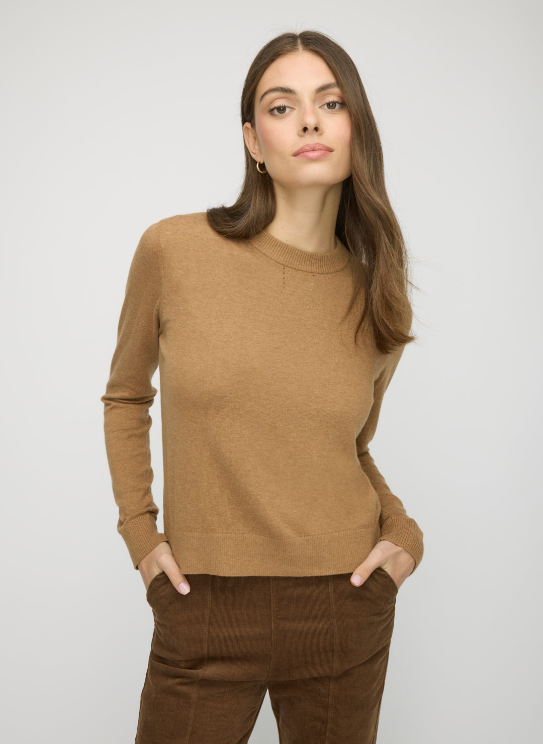 Cotton Cashmere Crewneck
