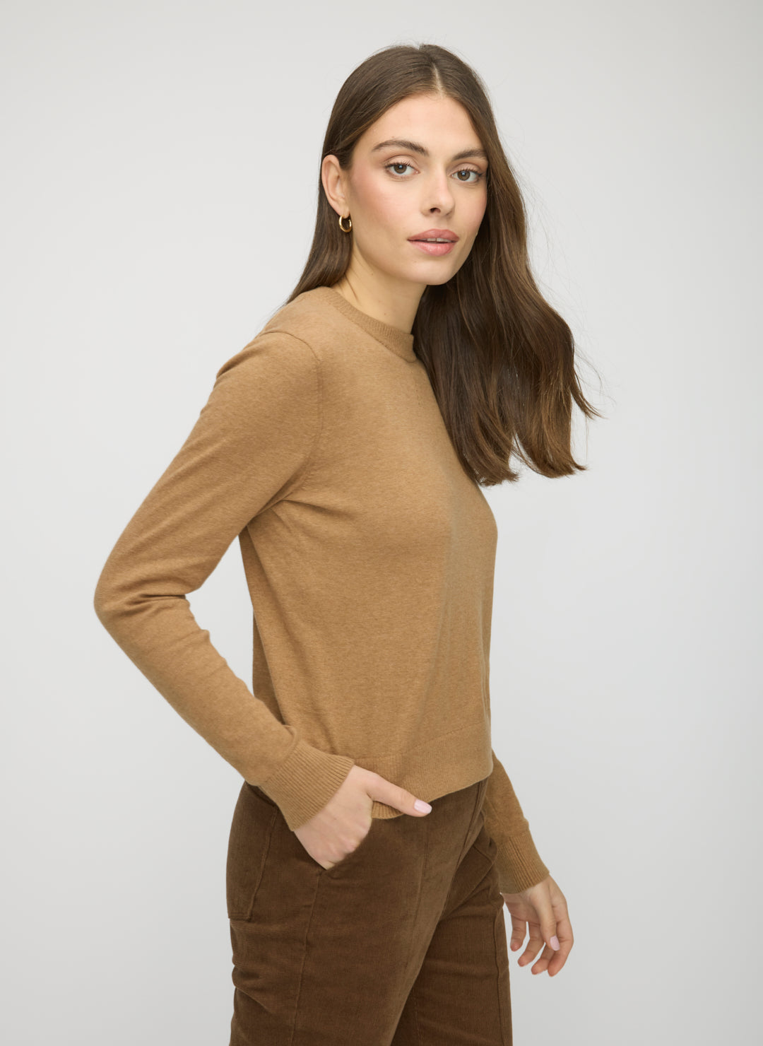 Cotton Cashmere Crewneck