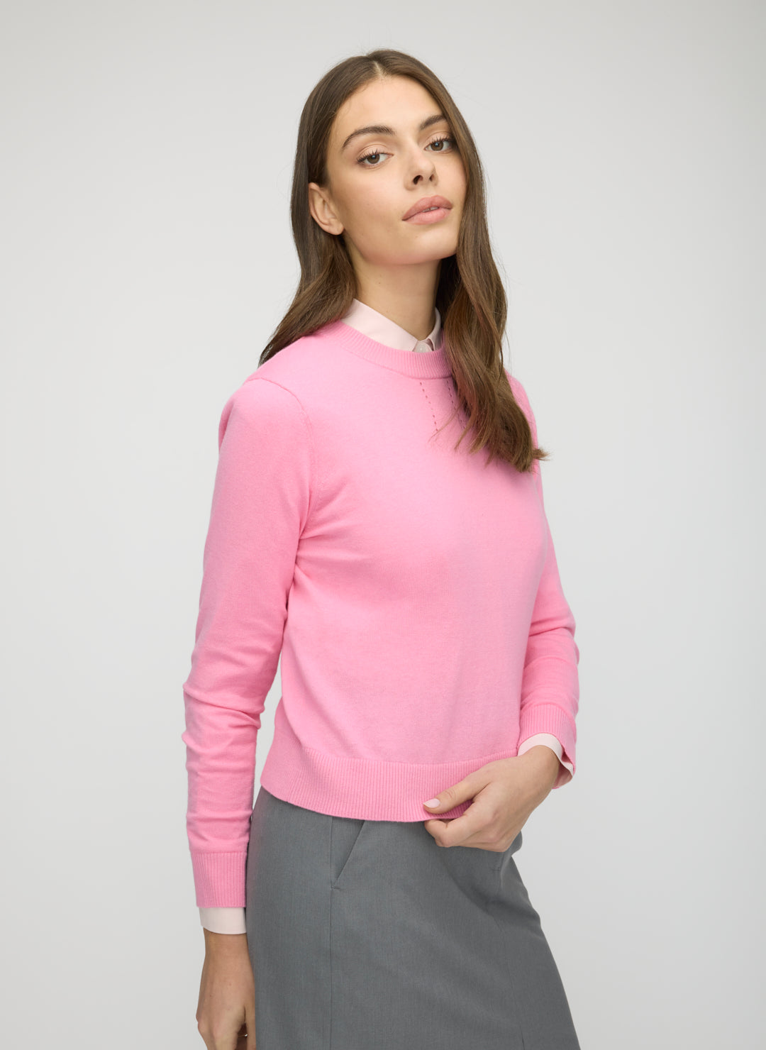 Cotton Cashmere Crewneck