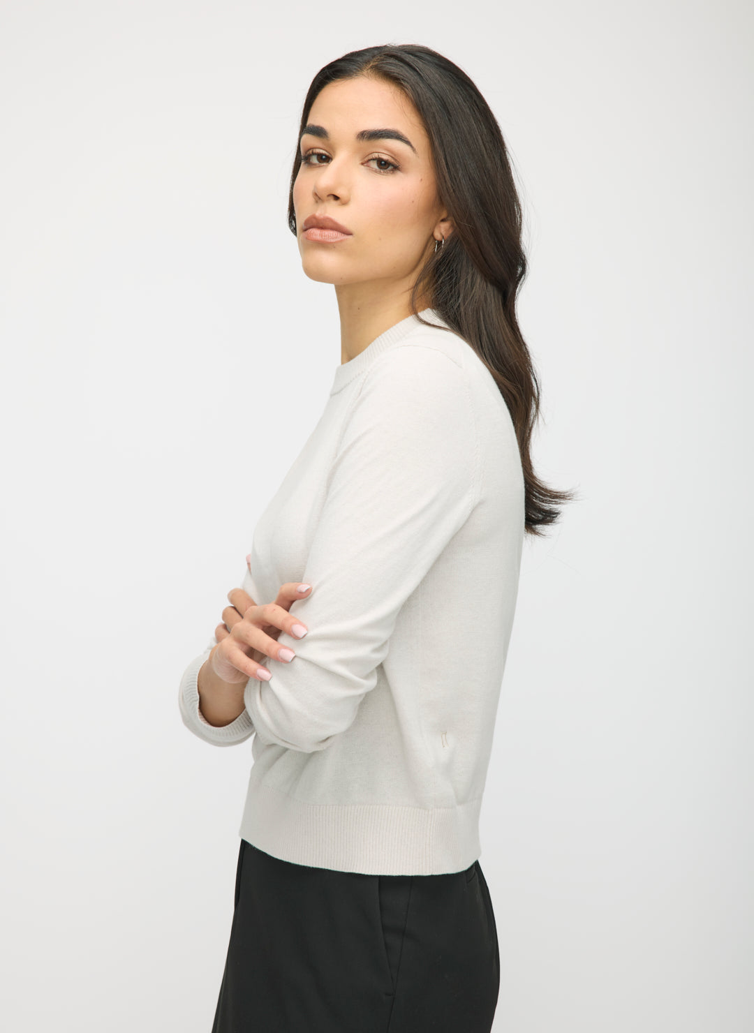 Cotton Cashmere Crewneck