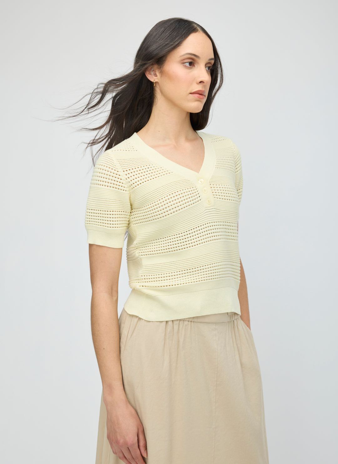 SilkStitch Easy Care Short Sleeve Henley