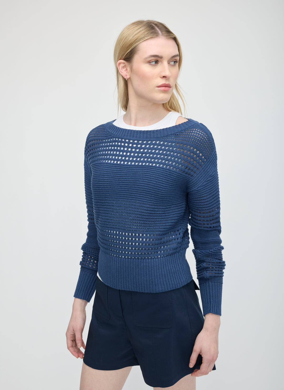 SilkStitch Easy Care Boatneck Sweater