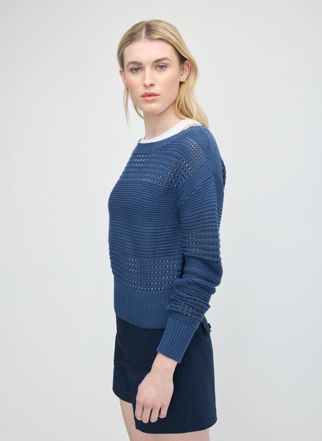 SilkStitch Easy Care Boatneck Sweater