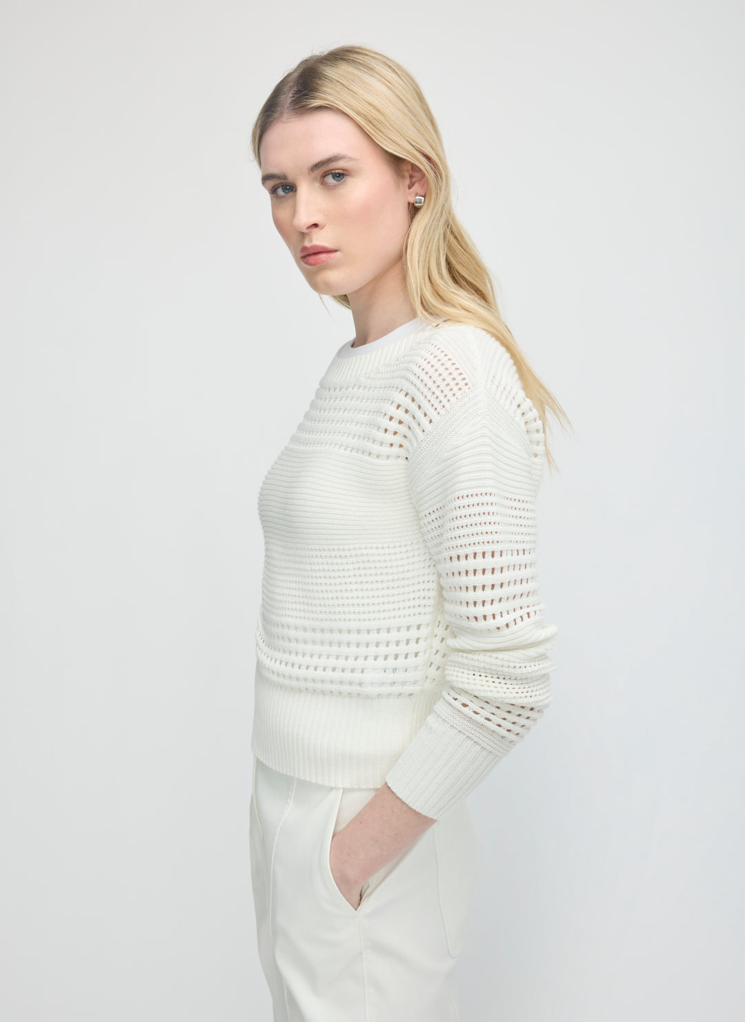SilkStitch Easy Care Boatneck Sweater