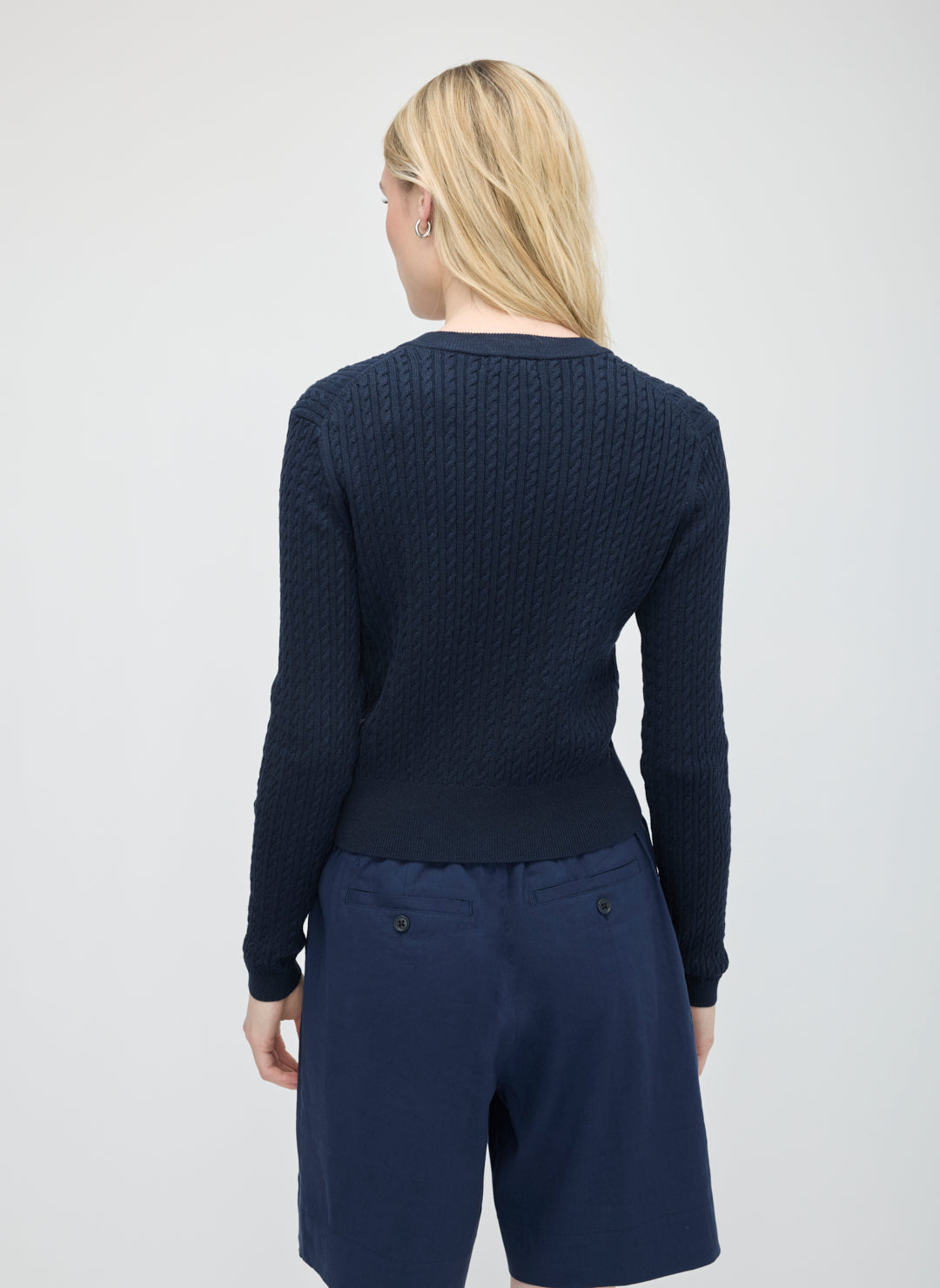 SilkStitch Easy Care Essential Cardigan | Kit and Ace