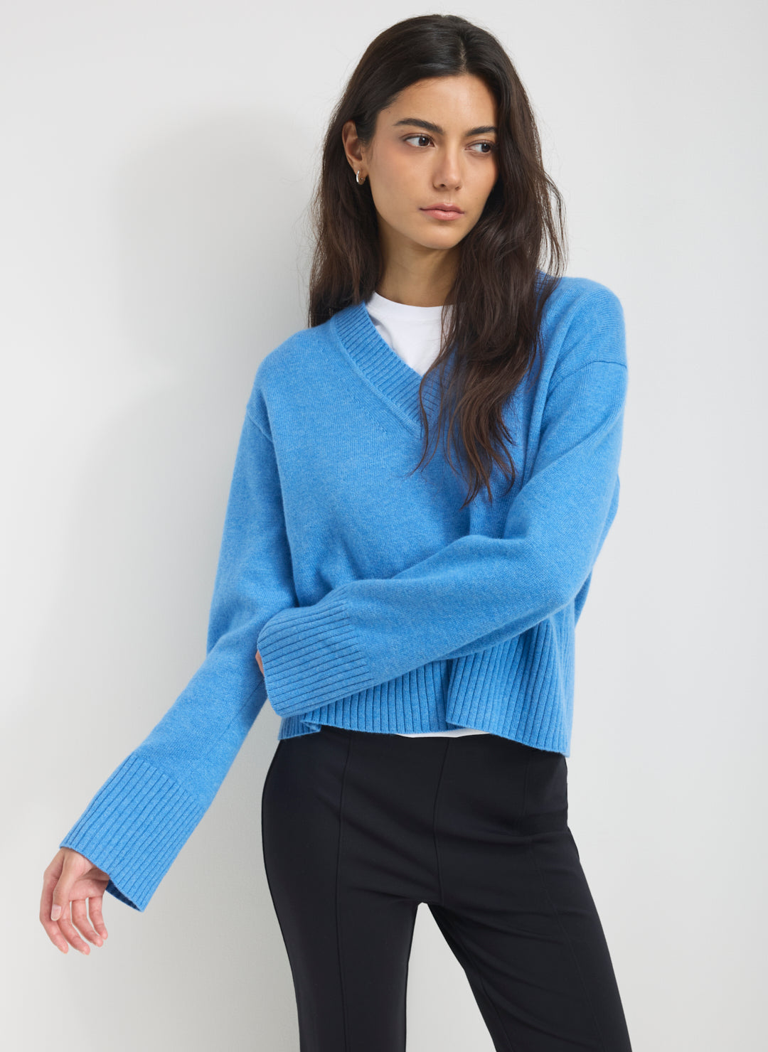 Kit Cashmerino Boxy V-Neck Sweater