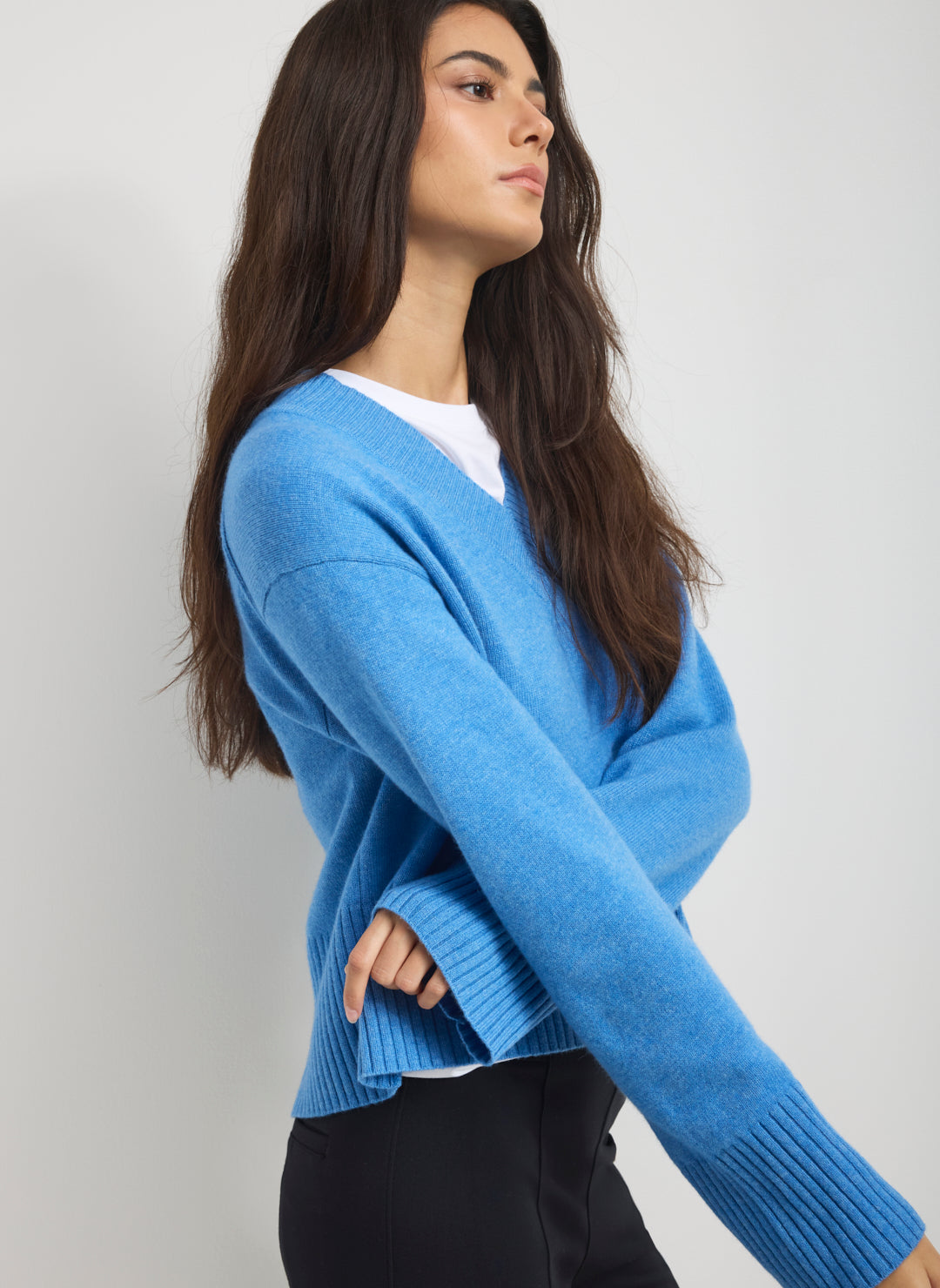 Kit Cashmerino Boxy V-Neck Sweater