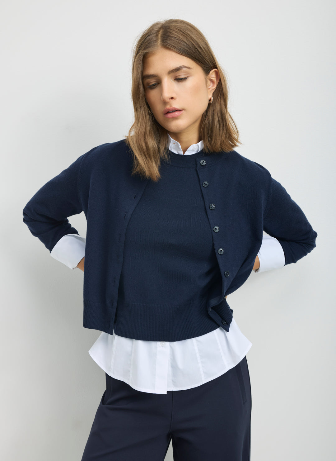 Effortless Merino Classic Cardigan