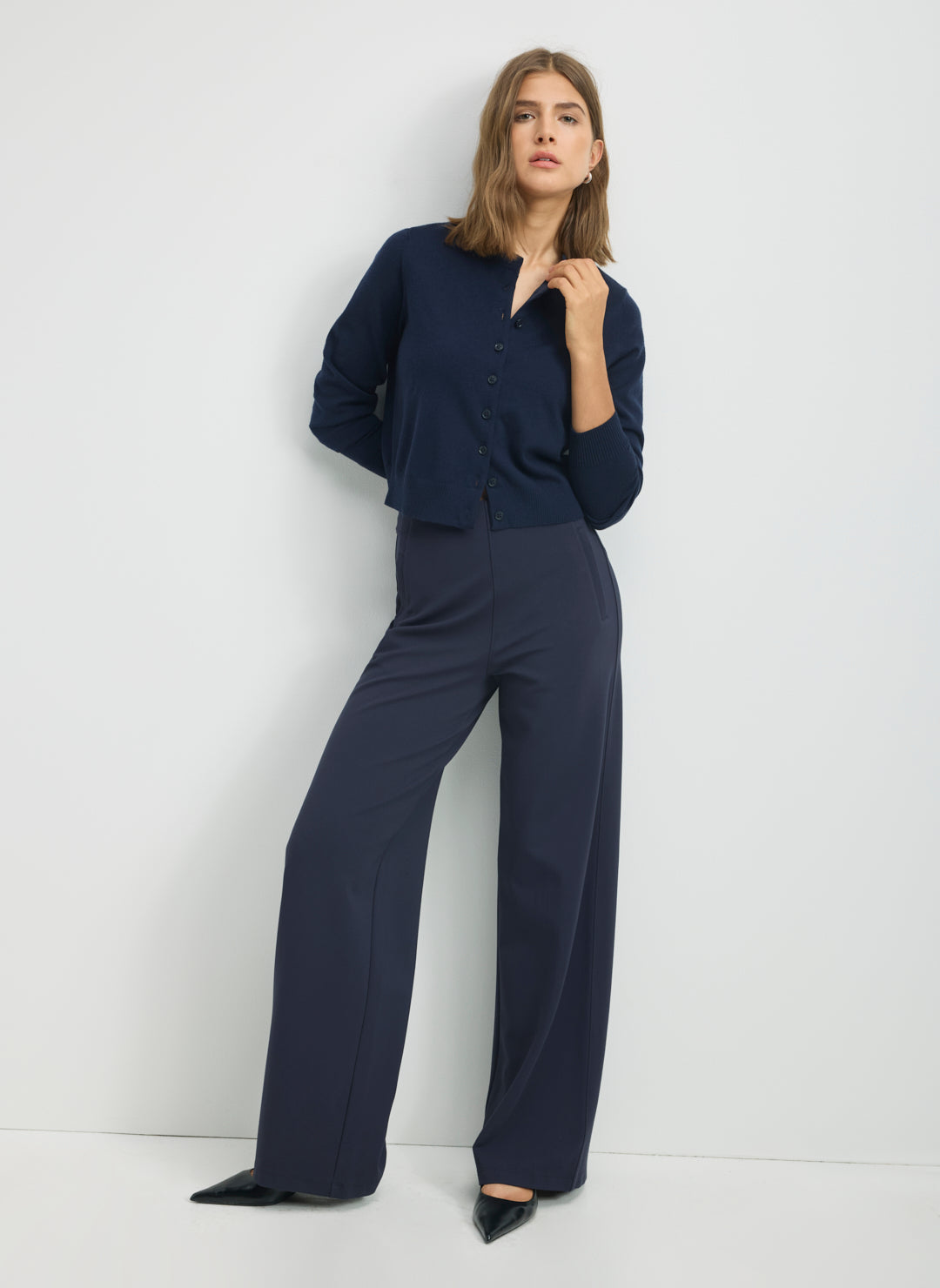 Effortless Merino Classic Cardigan