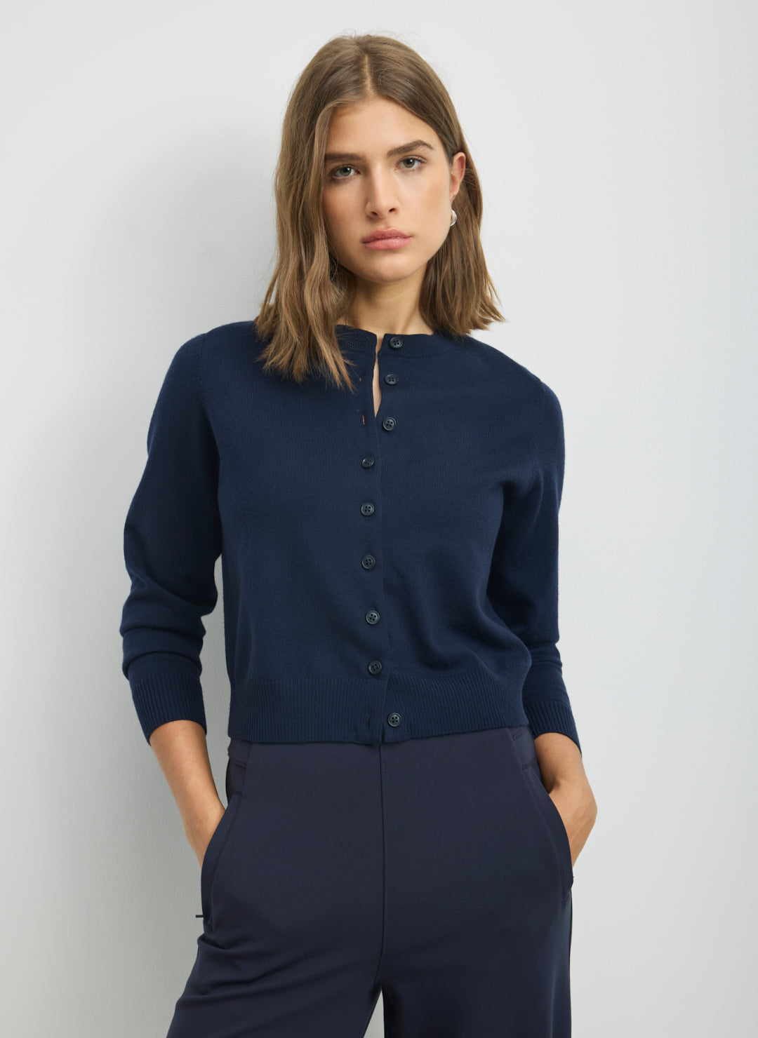 Effortless Merino Classic Cardigan
