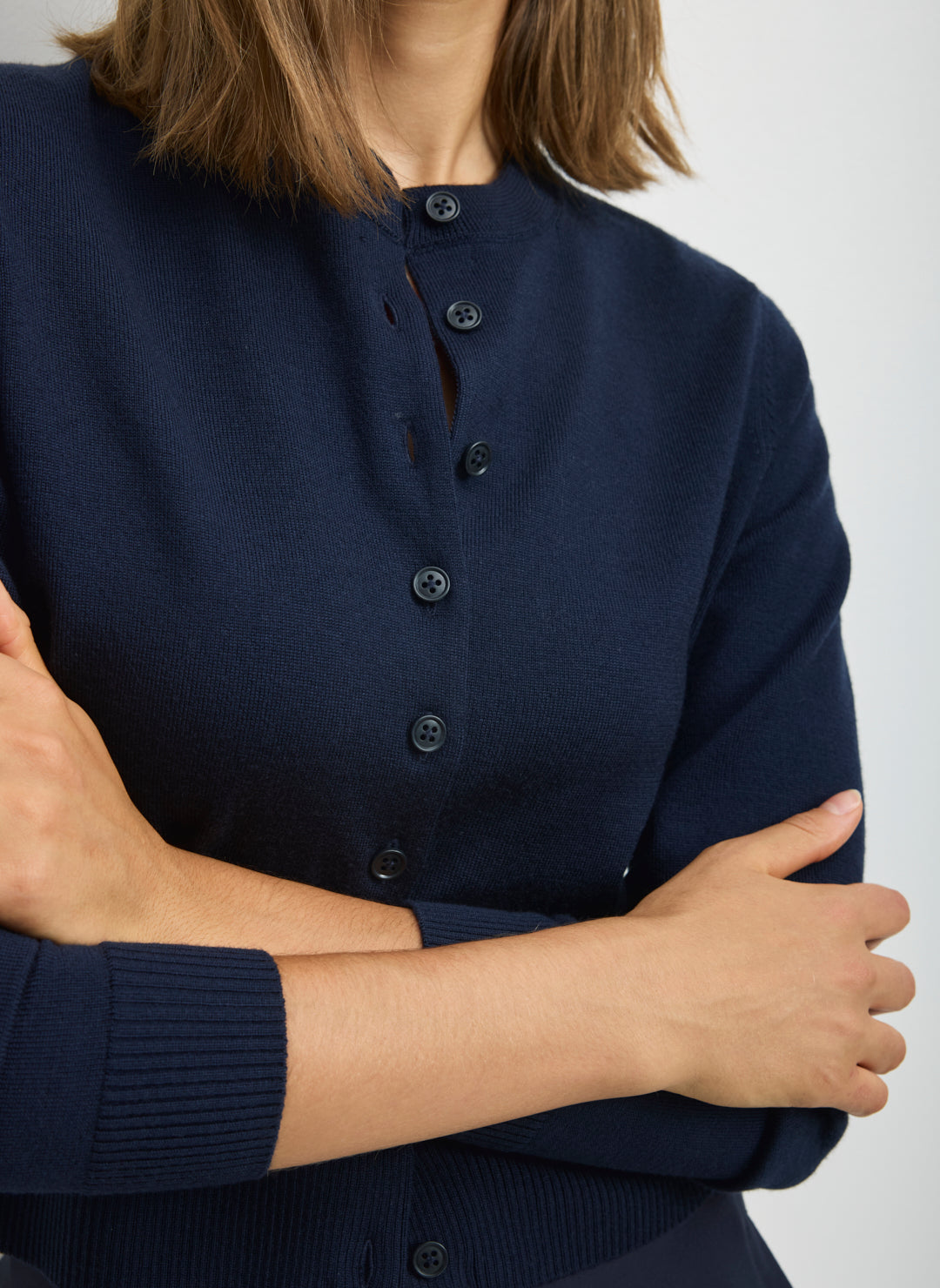 Effortless Merino Classic Cardigan