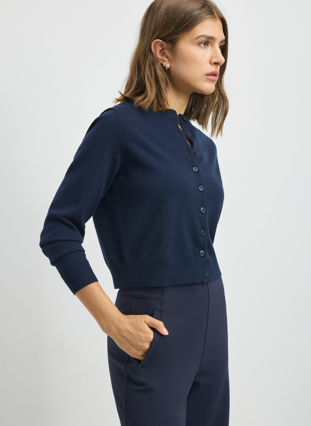 Effortless Merino Classic Cardigan