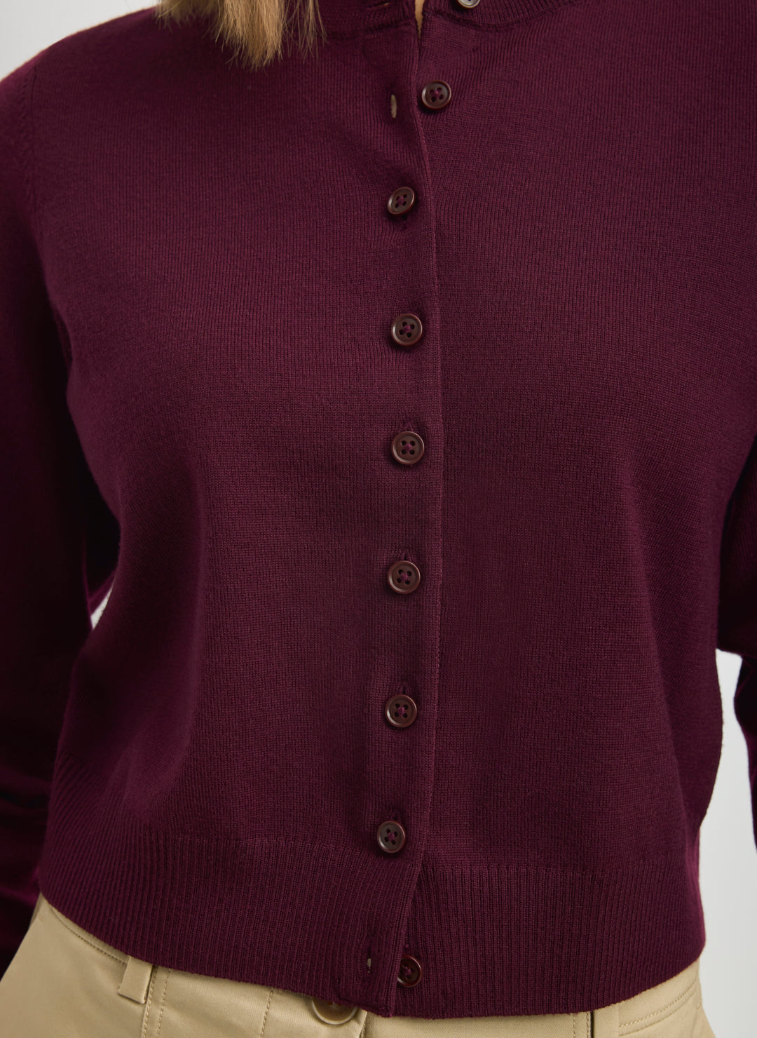Effortless Merino Classic Cardigan
