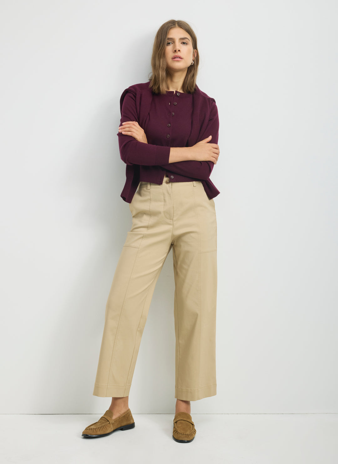 Effortless Merino Classic Cardigan