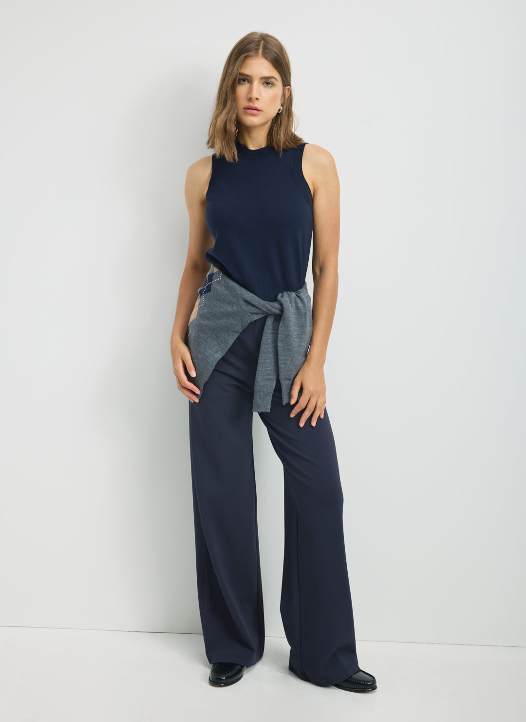 Effortless Merino Shrunken Sweater Vest