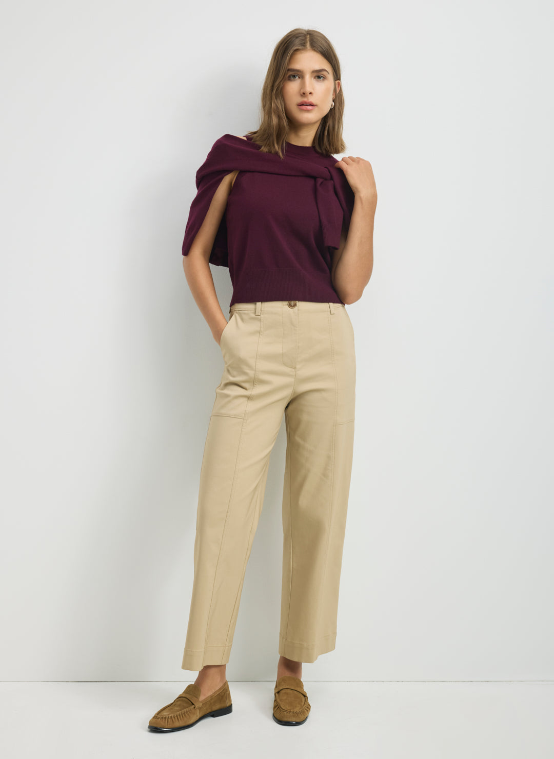 Effortless Merino Shrunken Sweater Vest