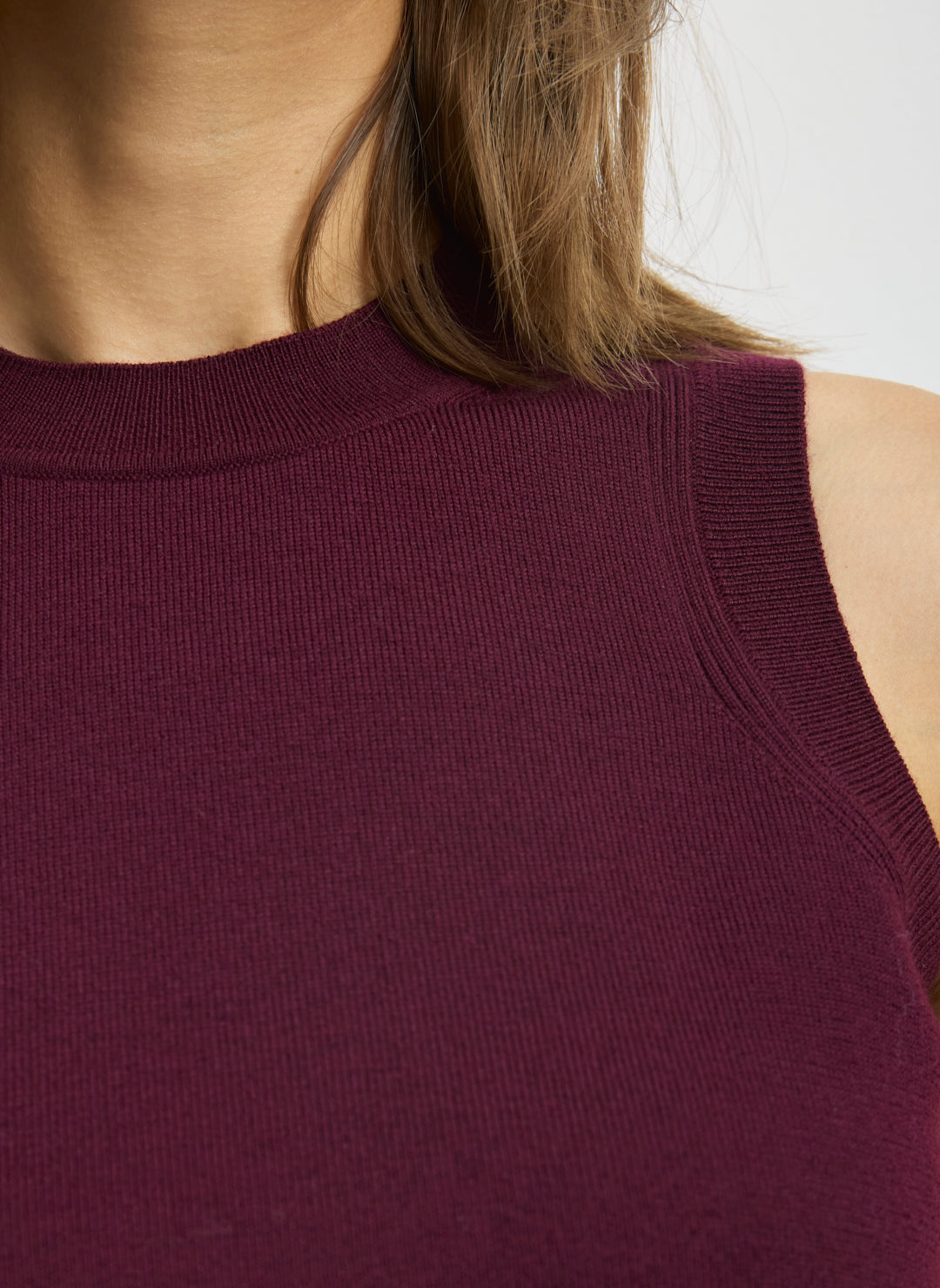 Effortless Merino Shrunken Sweater Vest