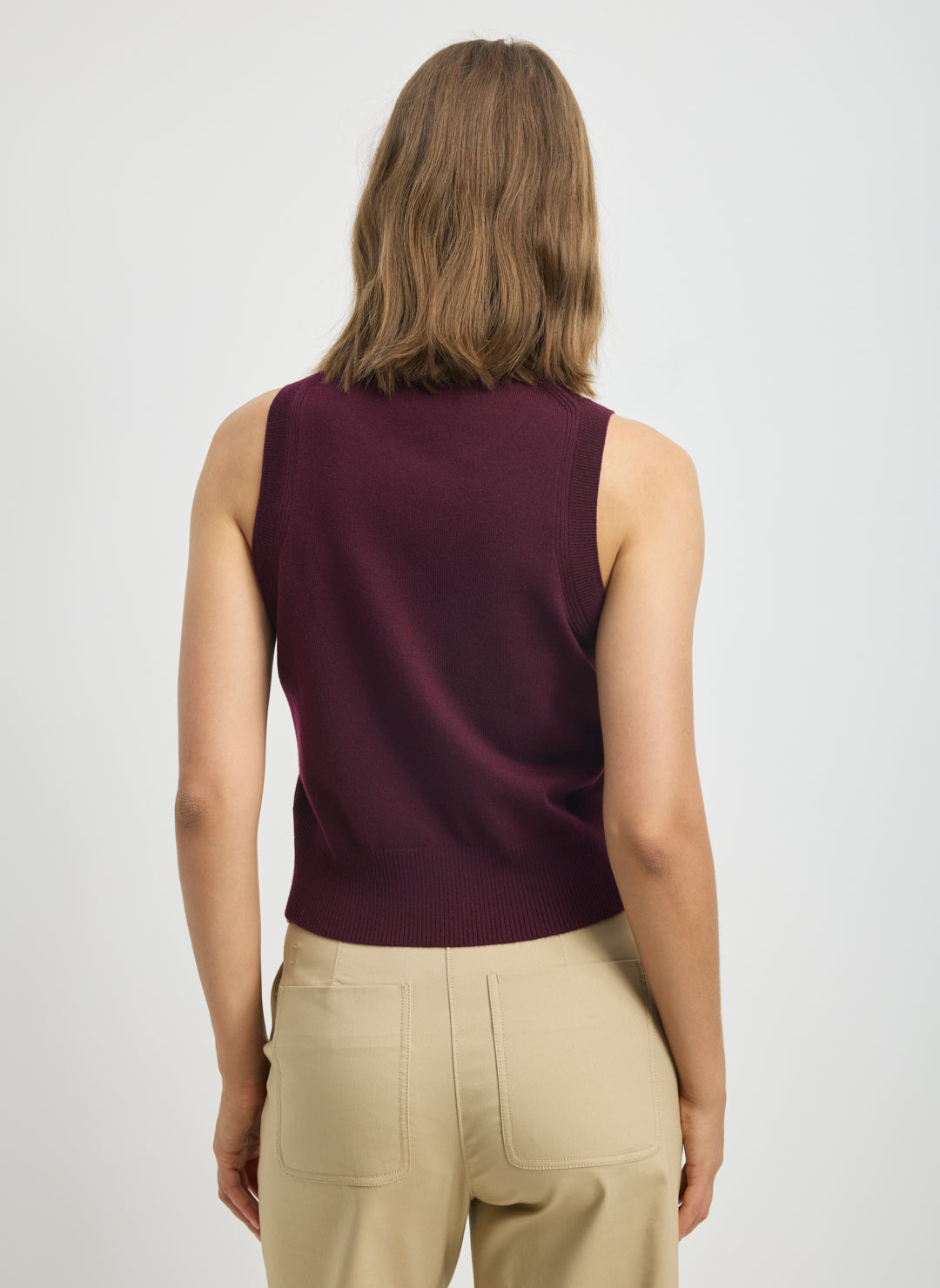 Effortless Merino Shrunken Sweater Vest