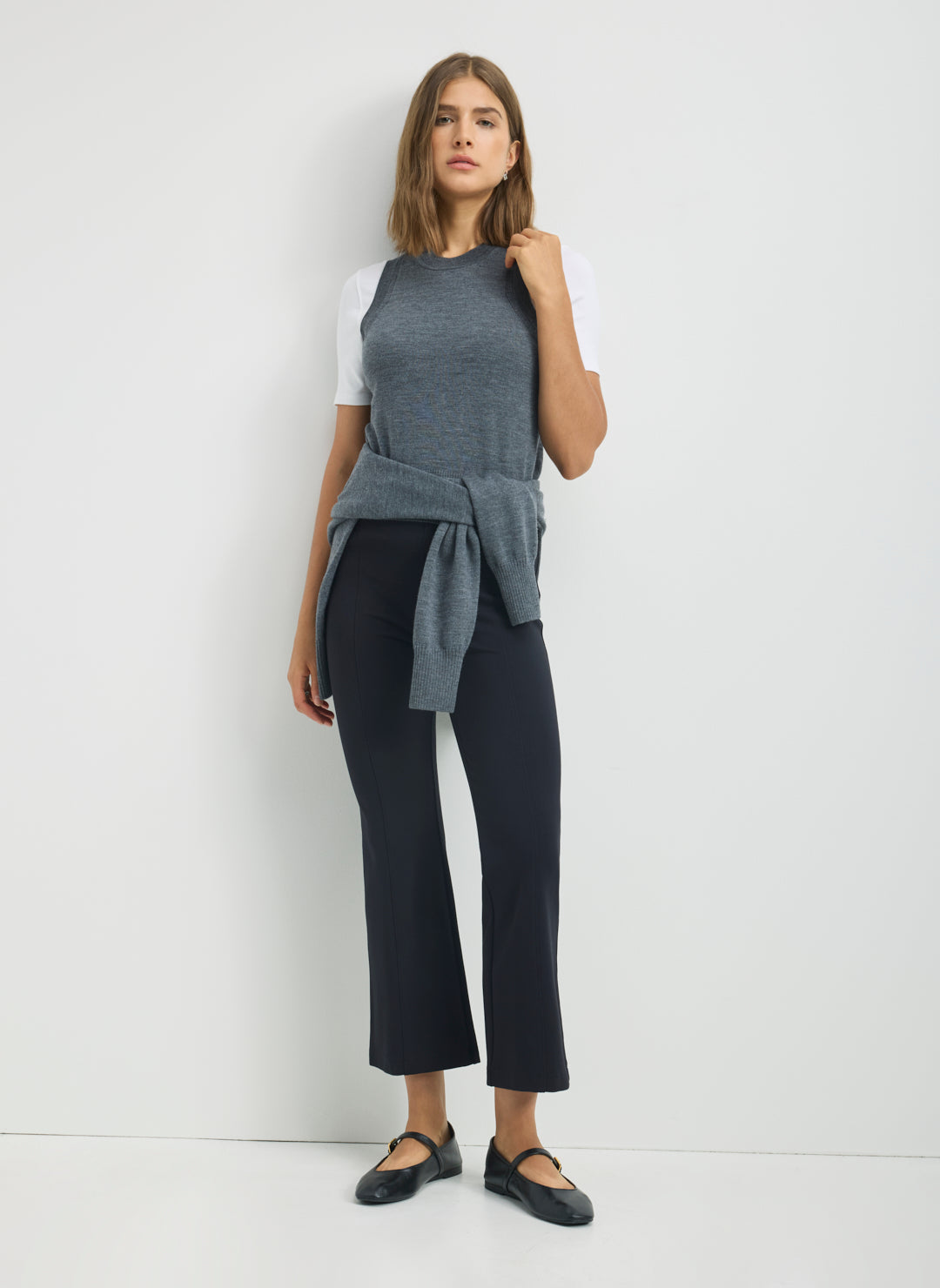 Effortless Merino Shrunken Sweater Vest